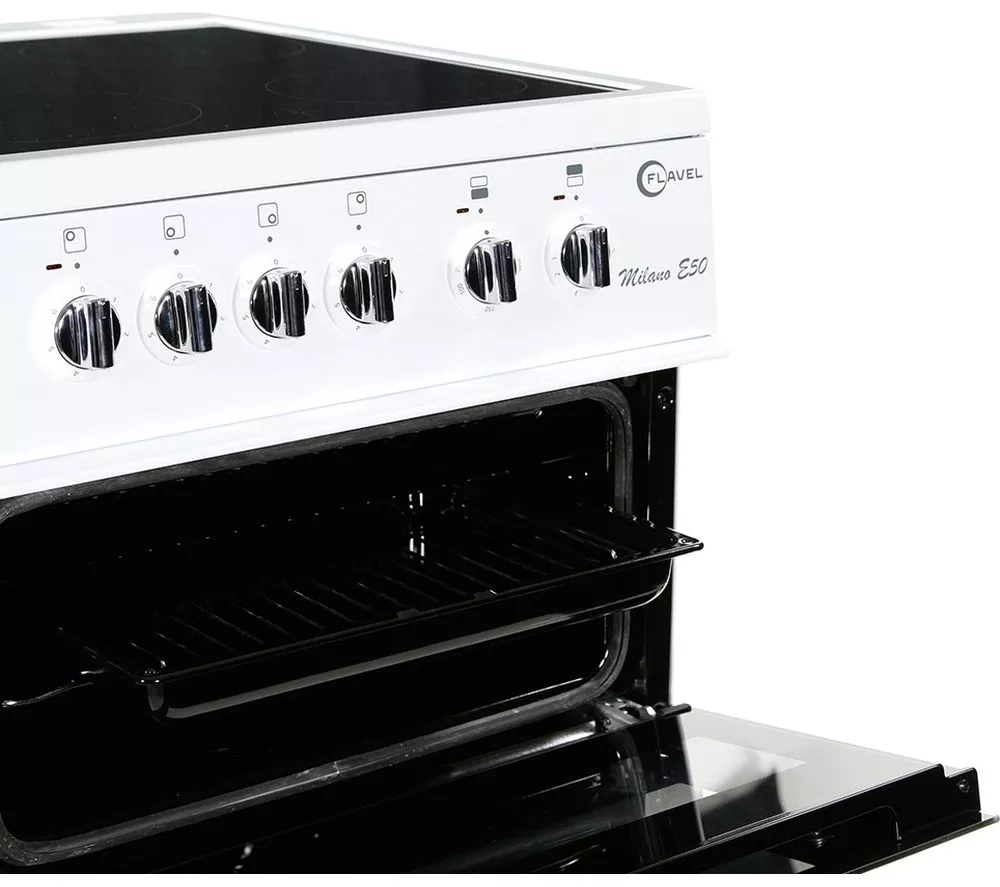 FLAVEL MLB5CDW Electric Ceramic Cooker - White - Image 5