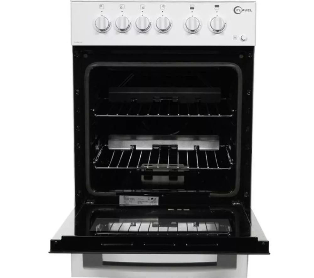 FLAVEL FHLG51W Gas Cooker - White - Image 8