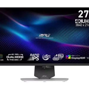 MSI MPG 274URDFW E16M 4K Ultra HD 27″ Rapid IPS Gaming Monitor – White