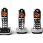BT 4600 Cordless Phone with Answering Machine - Triple Handsets  Silver