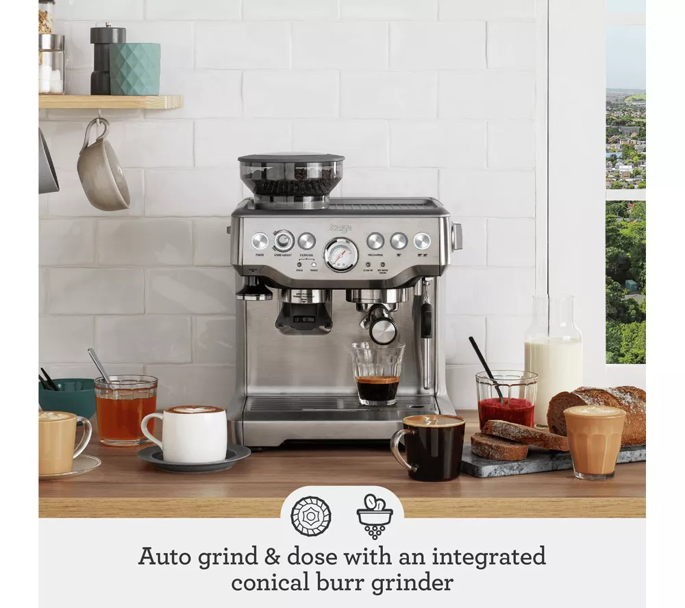SAGE The Barista Express BES875 Bean to Cup Coffee Machine - Stainless Steel - Image 4