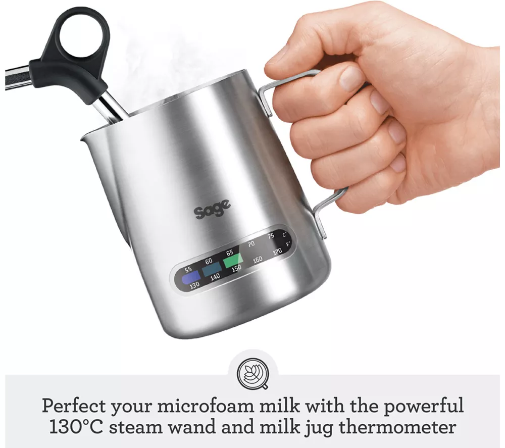 SAGE The Barista Express BES875 Bean to Cup Coffee Machine - Stainless Steel - Image 8