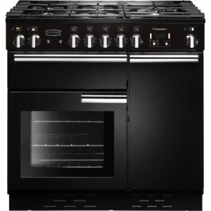 RANGEMASTER Professional+ 90 Dual Fuel Range Cooker - Black