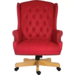 TEKNIK Chairman Rouge Bonded-leather Tilting Executive Chair - Red