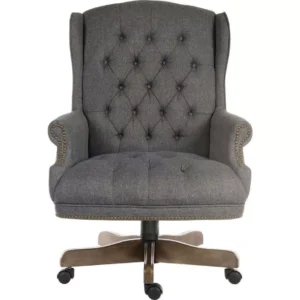 TEKNIK Chairman Fabric Tilting Executive Chair - Grey