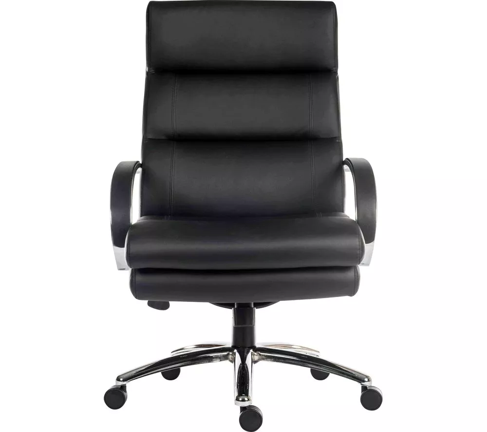 TEKNIK Samson Faux-Leather Tilting Executive Chair - Black