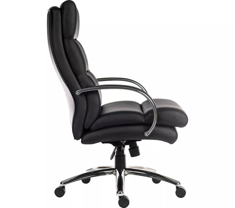 TEKNIK Samson Faux-Leather Tilting Executive Chair - Black - Image 2