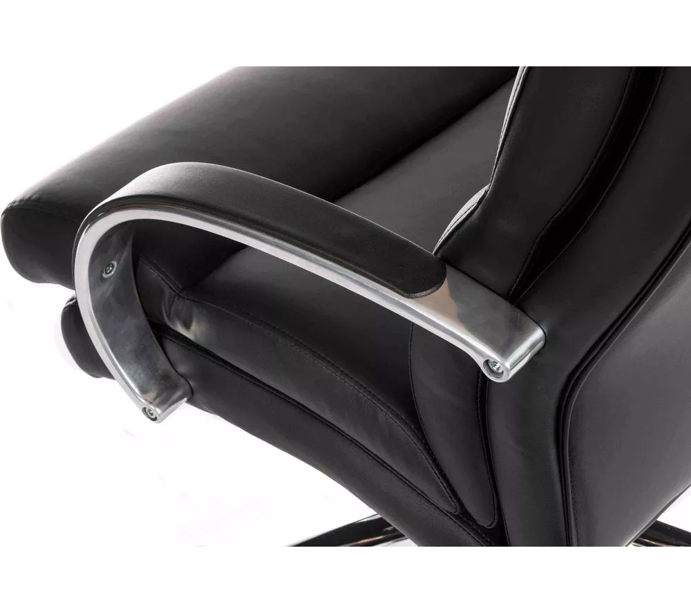 TEKNIK Samson Faux-Leather Tilting Executive Chair - Black - Image 4