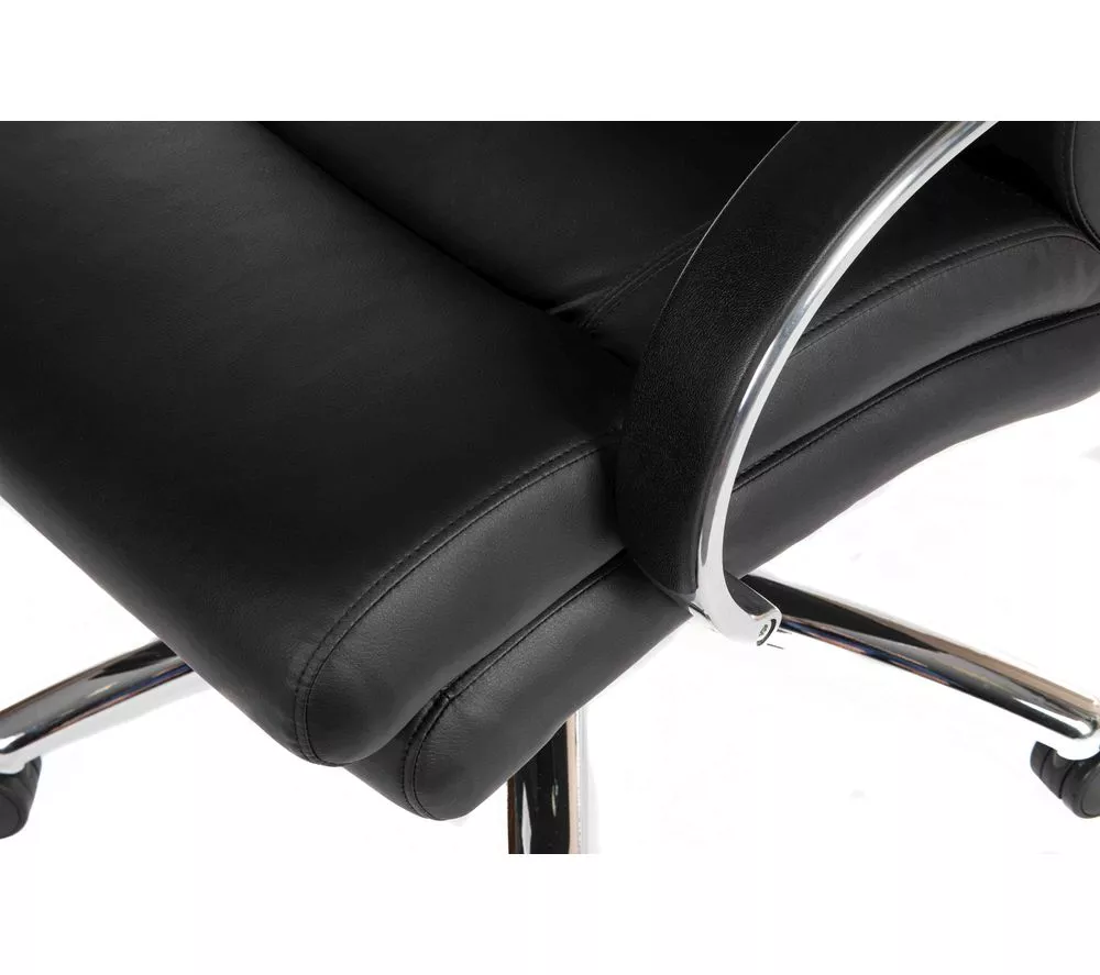 TEKNIK Samson Faux-Leather Tilting Executive Chair - Black - Image 5
