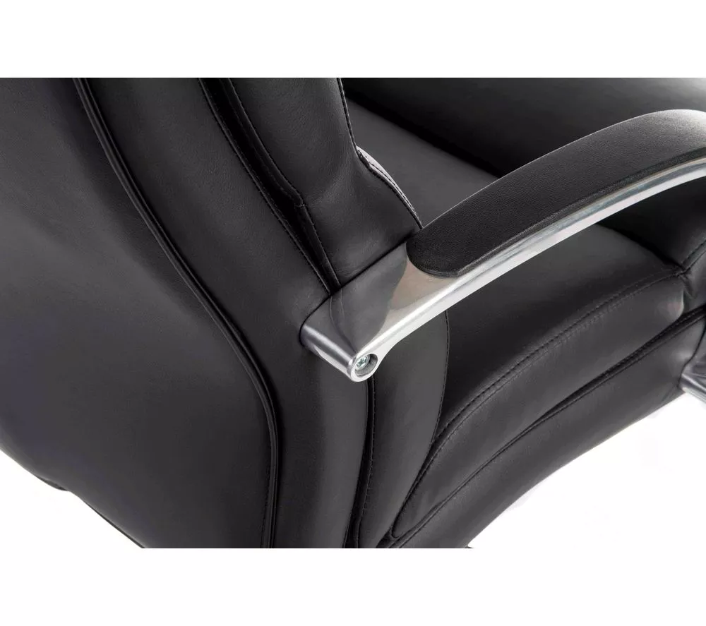 TEKNIK Samson Faux-Leather Tilting Executive Chair - Black - Image 7