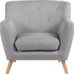 TEKNIK Skandi Fabric Reception Chair - Grey