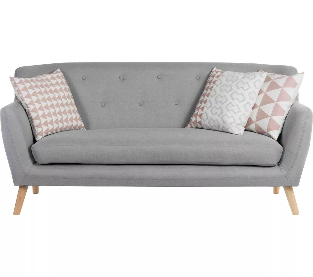 TEKNIK Skandi Fabric Sofa - Grey - Image 4