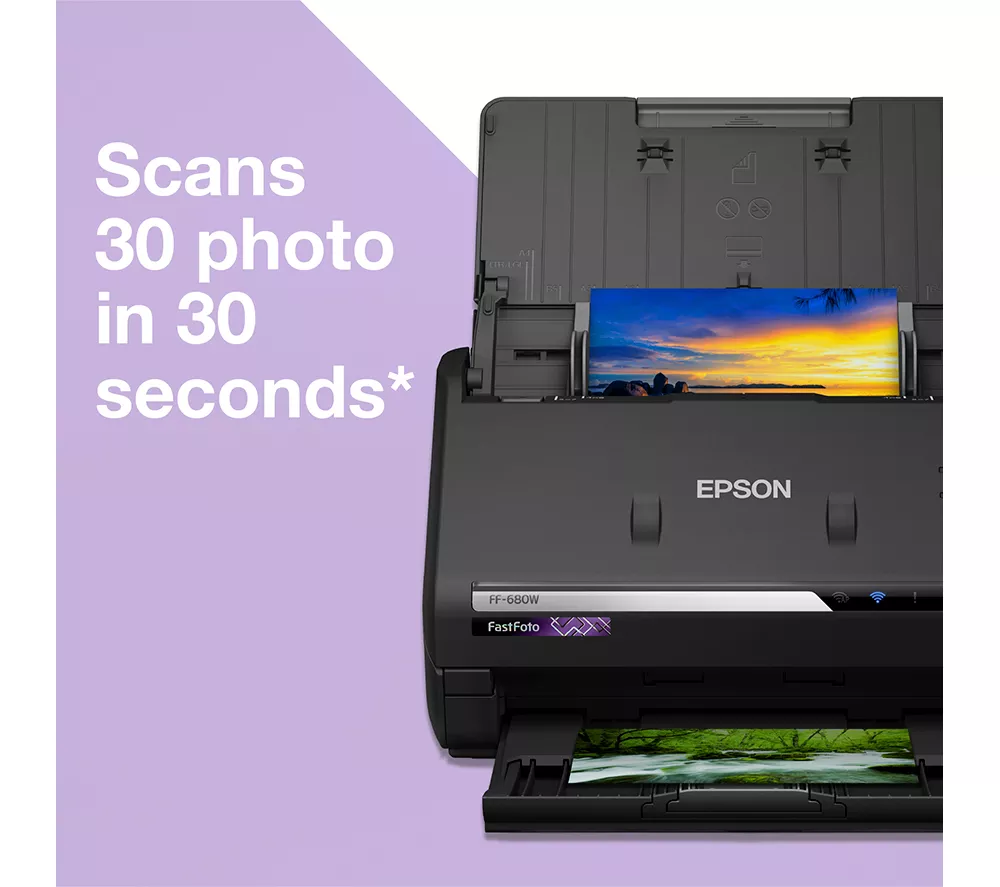 EPSON FastFoto FF-680W Photo Scanner