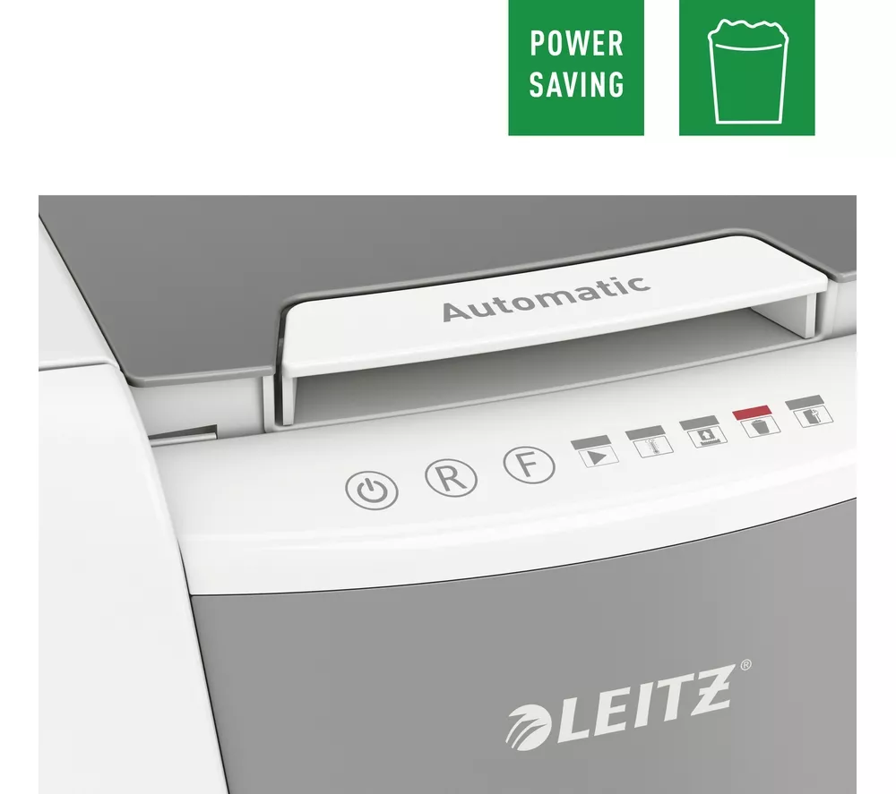 LEITZ IQ AutoFeed Small Office 100 P4 Cross Cut Paper Shredder - Image 4