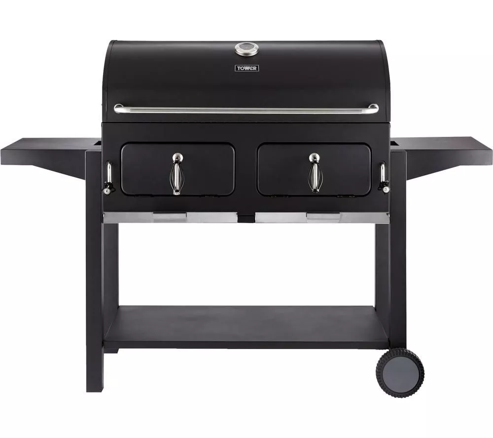 TOWER Ignite Duo XL T978510 Grill Charcoal BBQ - Black