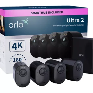 ARLO Ultra 2 4K Ultra HD WiFi Add-on Security Camera - Black