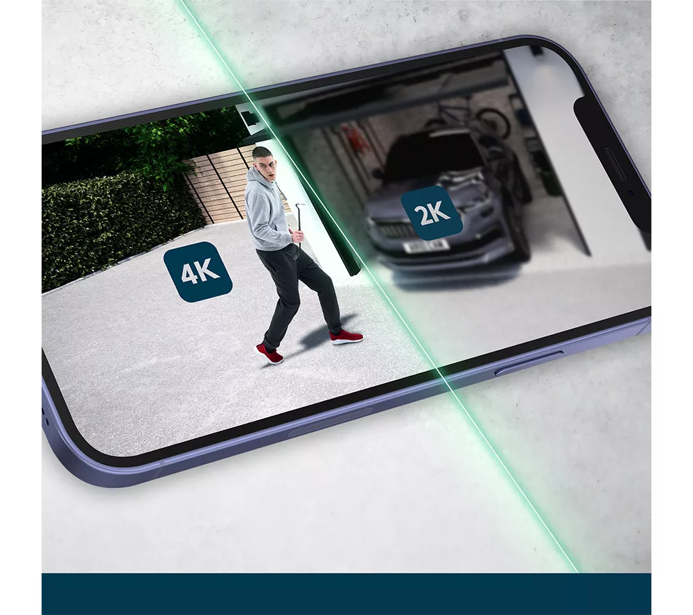 ARLO Ultra 2 4K Ultra HD WiFi Security Camera System - 4 Cameras Black