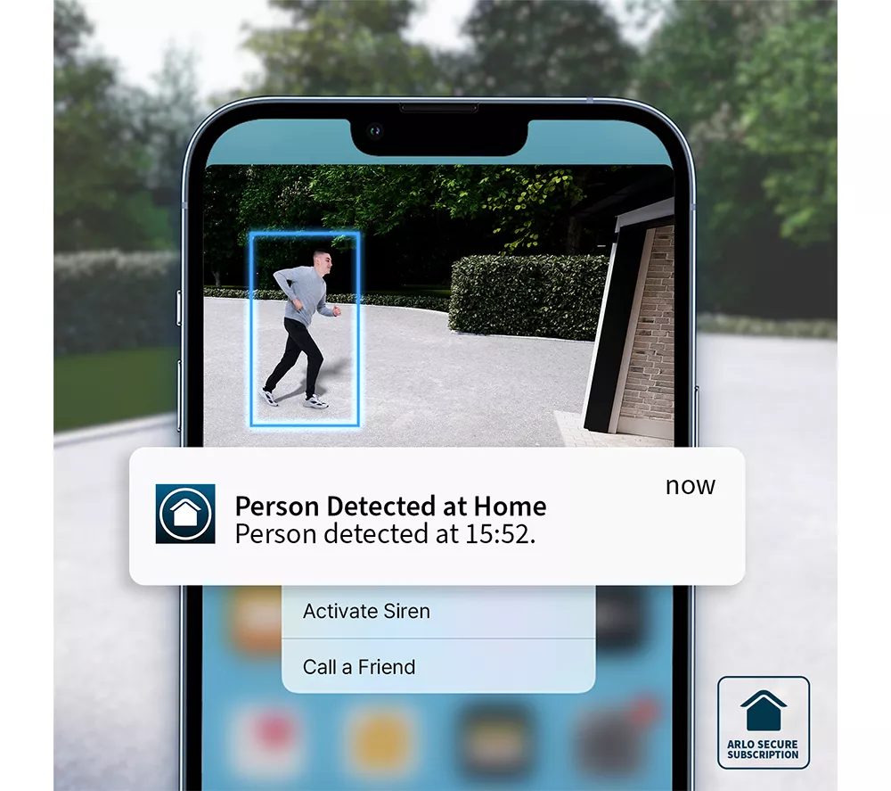 ARLO Ultra 2 4K Ultra HD WiFi Security Camera System - 4 Cameras Black