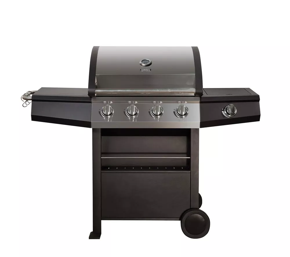 ZANUSSI ZGBBQ4B01-C 4 Burner Grill Gas BBQ - Black