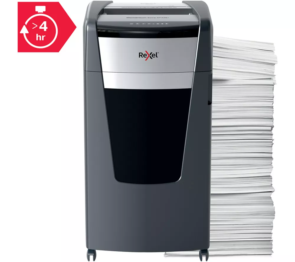 REXEL Momentum Extra XP426+ Cross Cut Paper Shredder