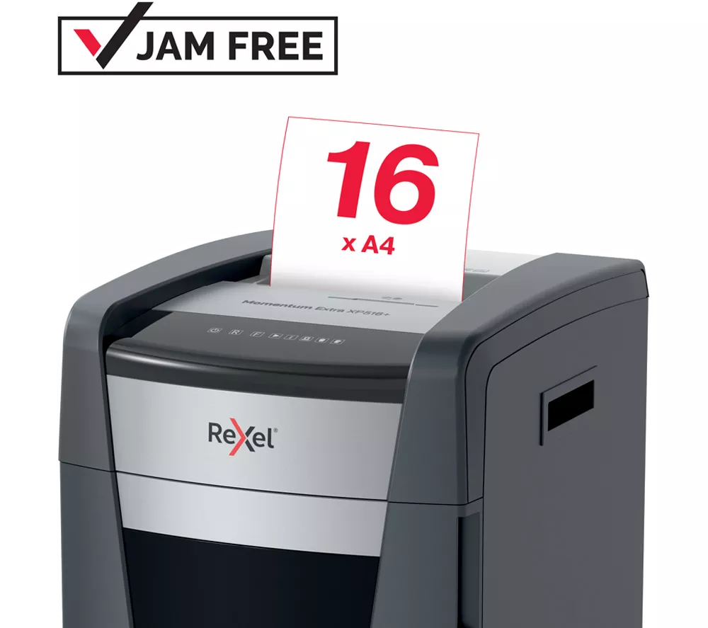 REXEL Momentum Extra XP516+ Micro Cut Paper Shredder