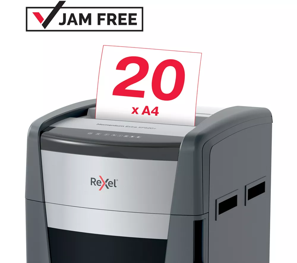 REXEL Momentum Extra XP520+ Micro Cut Paper Shredder