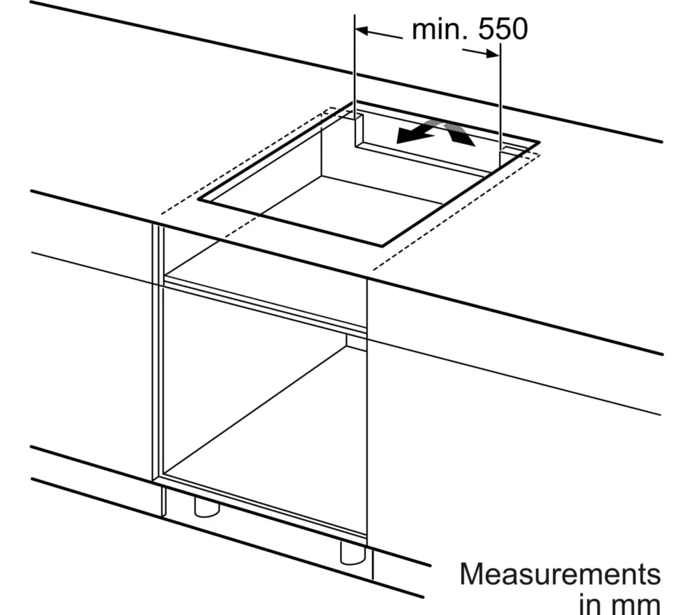 BOSCH Series 4 PIE631BB5E 59 cm Electric Induction Hob - Black