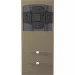 ALPHASON Mercury 600 mm TV Stand with Bracket - Raw MDF