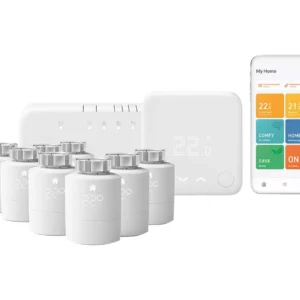 TADO Wireless Smart Thermostat Starter Kit V3+ with 8 Smart Radiator Thermostats