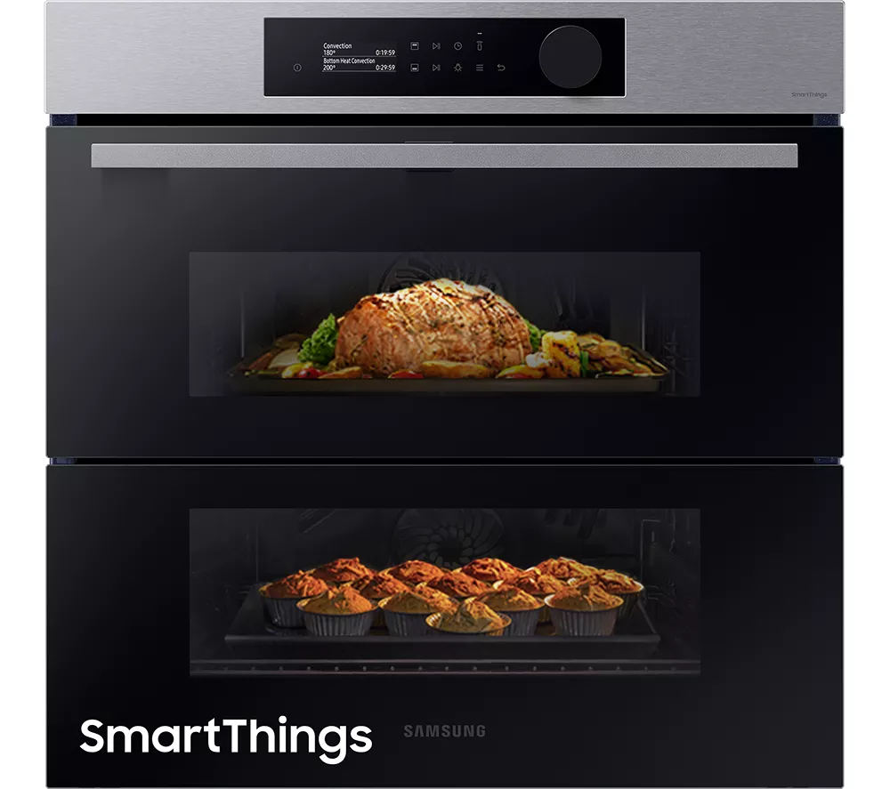 SAMSUNG Series 5 Dual Cook Flex NV7B5740TAS U4 Electric Smart Oven - Stainless Steel