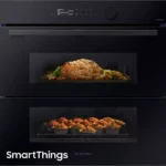 SAMSUNG Dual Cook Flex NV7B5750T AK U4 Electric Pyrolytic Smart Oven - Black
