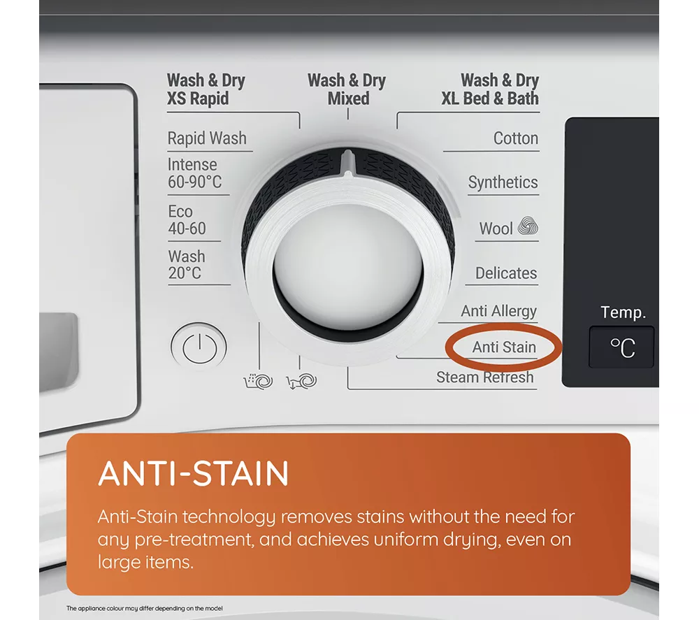 HOTPOINT NDB 8635 GK UK 8 kg Washer Dryer - Graphite