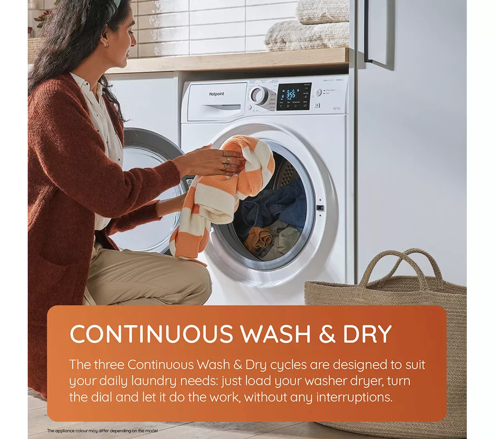 HOTPOINT NDB 8635 GK UK 8 kg Washer Dryer - Graphite