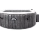 INTEX Pure Spa Greywood Deluxe Inflatable Hot Tub - 4 people  Grey
