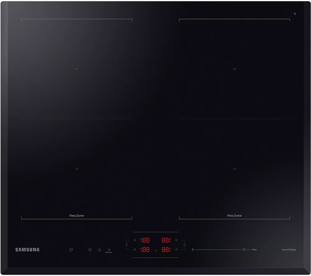 SAMSUNG NZ64B5066KK U1 59 cm Electric Induction Smart Hob - Black
