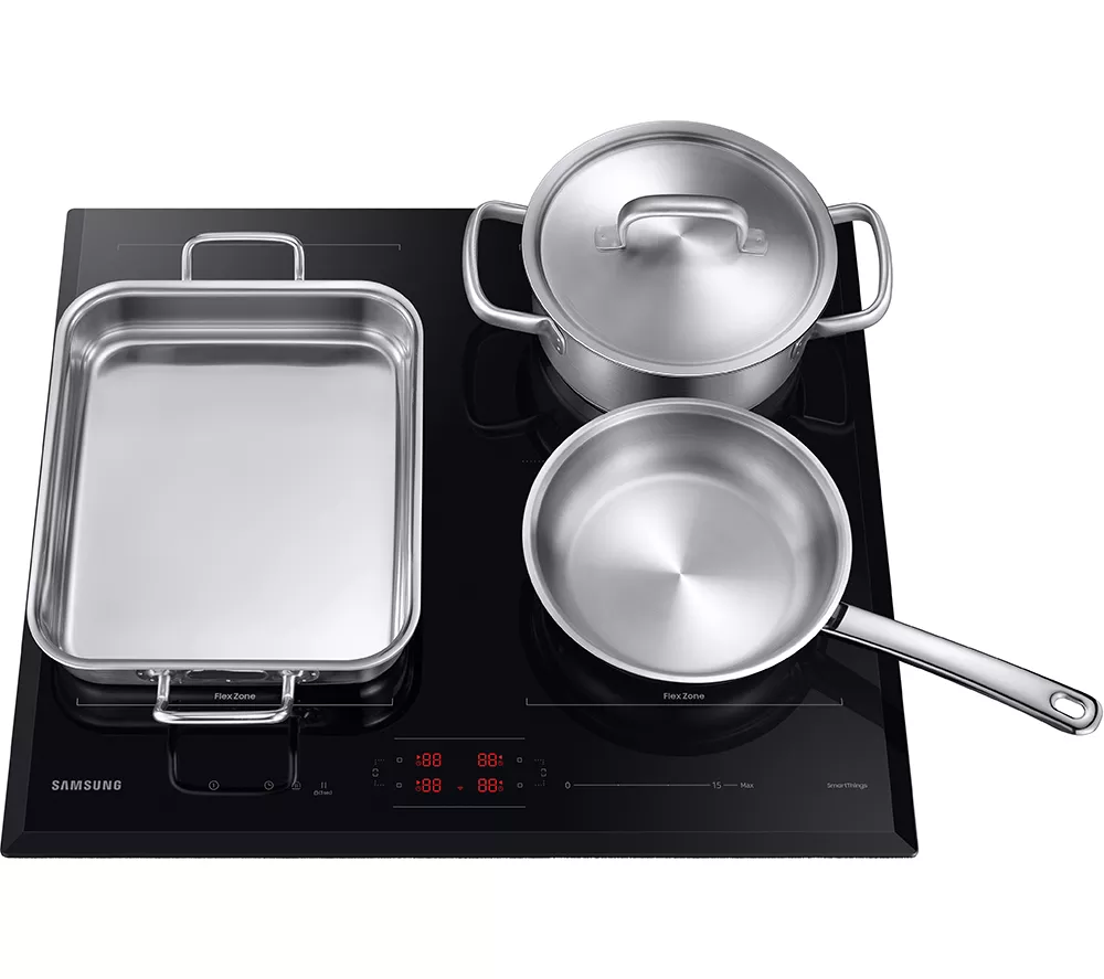 SAMSUNG NZ64B5066KK U1 59 cm Electric Induction Smart Hob - Black