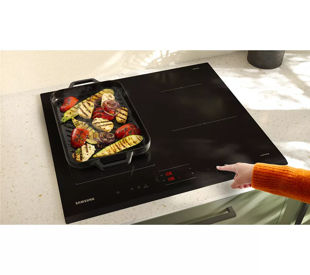 SAMSUNG NZ64B5066KK U1 59 cm Electric Induction Smart Hob - Black
