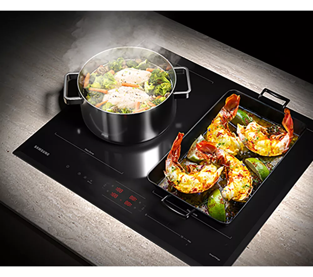 SAMSUNG NZ64B5066KK U1 59 cm Electric Induction Smart Hob - Black