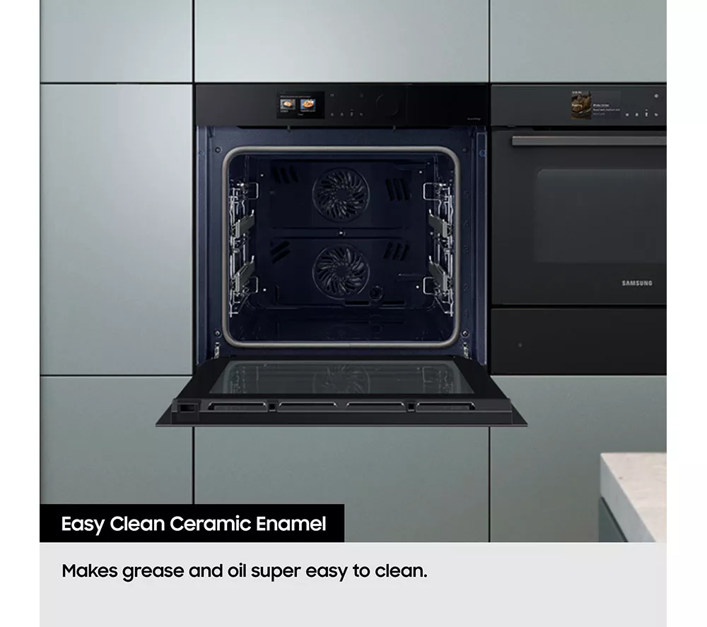 SAMSUNG Bespoke Series 4 NV7B41403AK U4 Electric Smart Oven - Black Glass