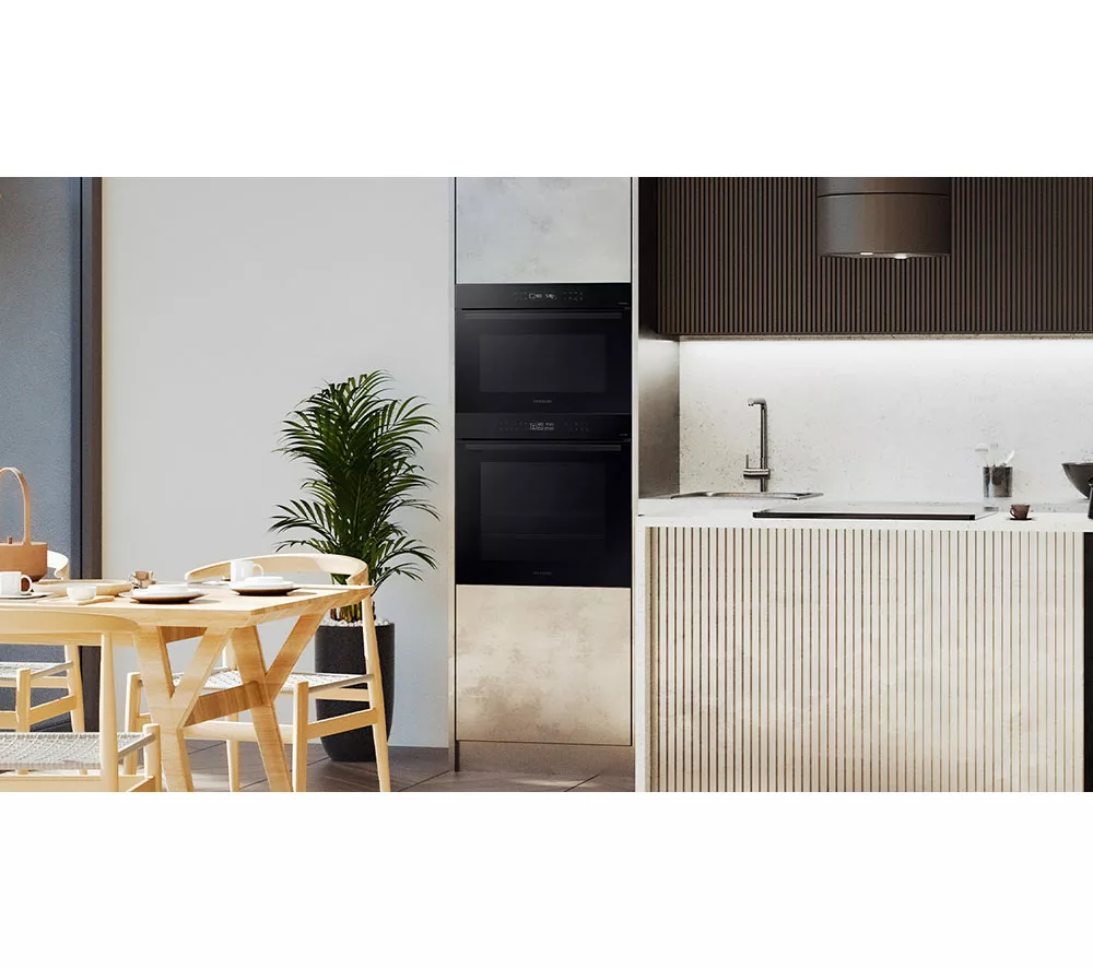 SAMSUNG Bespoke Series 4 NV7B41403AK U4 Electric Smart Oven - Black Glass