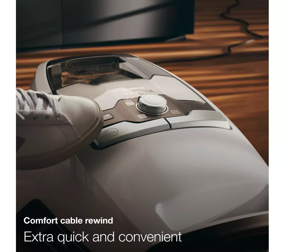 MIELE Blizzard CX1 Flex Cylinder Bagless Vacuum Cleaner - White