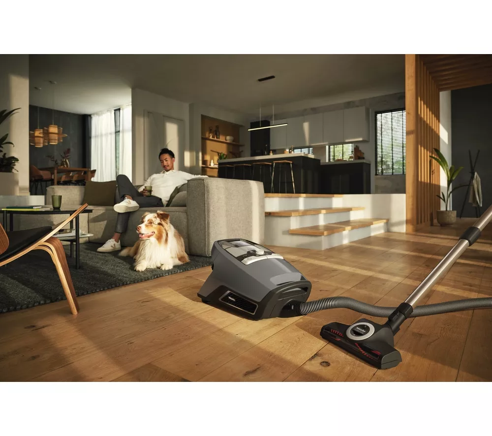 MIELE Blizzard CX1 Cat & Dog PowerLine Cylinder Bagless Vacuum Cleaner - Grey
