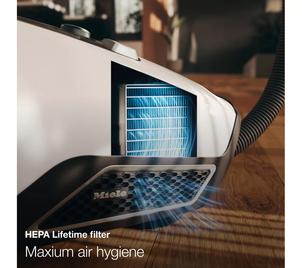 MIELE Blizzard CX1 Cat & Dog PowerLine Cylinder Bagless Vacuum Cleaner - Grey