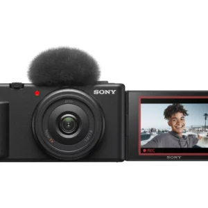 SONY ZV-1F High Performance Compact Vlogging Camera - Black