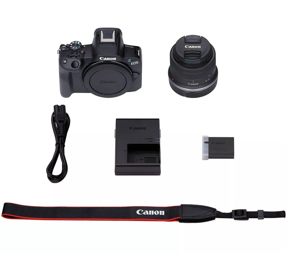 CANON EOS R50 Mirrorless Camera with RF-S 18-45 mm f 4.5-6.3 IS STM Lens - Image 4