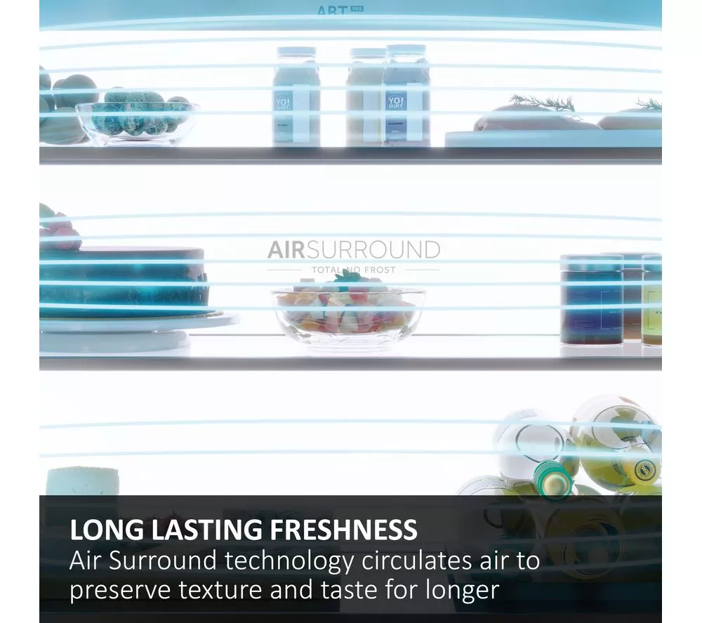 HAIER HCR3818EWMM Fridge Freezer - Platinum Inox - Image 4