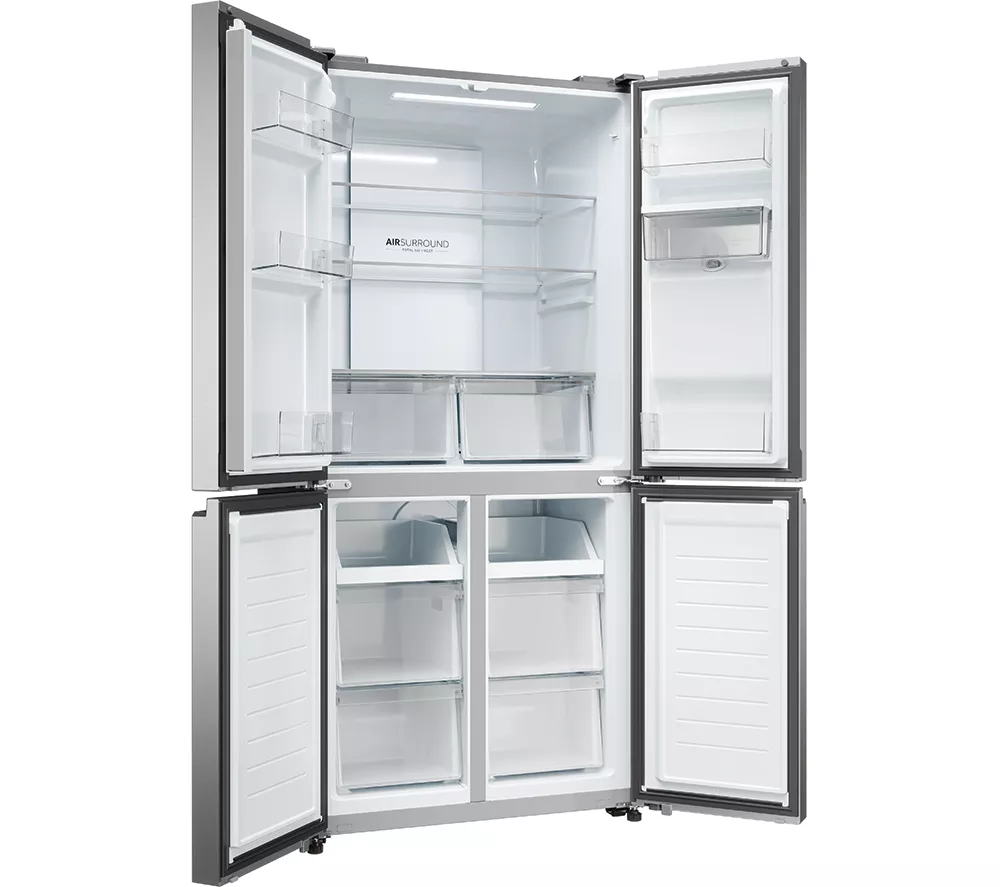 HAIER HCR3818EWMM Fridge Freezer - Platinum Inox - Image 14