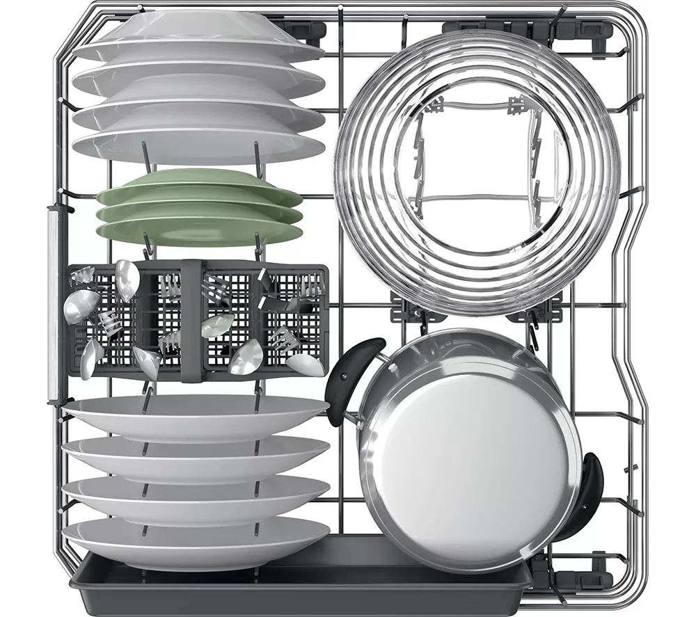 HOTPOINT Hydroforce H8I HP42 L UK Full-size Fully Integrated Dishwasher