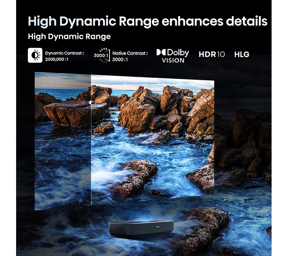 HISENSE PL1TUKSE Smart 4k Ultra HD Home Cinema Projector