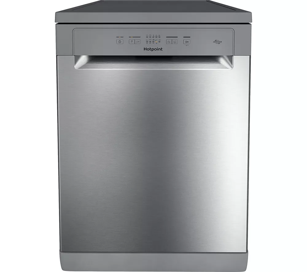 HOTPOINT H2F HL626 X UK Full-size Dishwasher - Inox